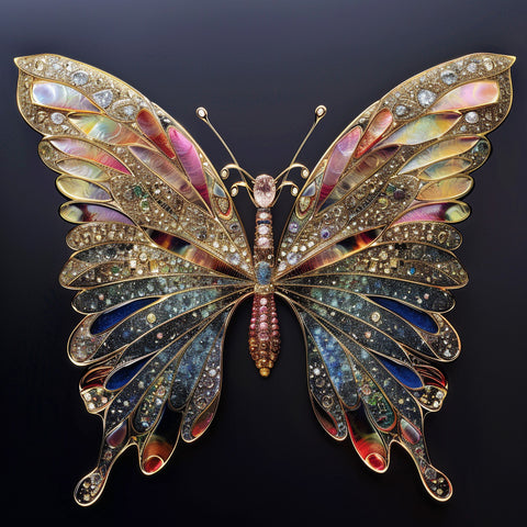 Bourne High-end Butterfly Brooch